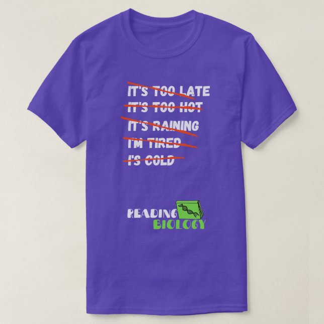 Biologisk biologisk undersökning t shirt (Design framsida)