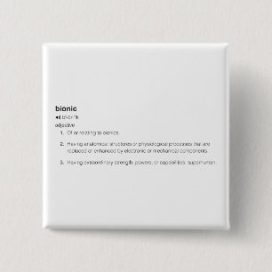 Biologisk definition i svart knapp