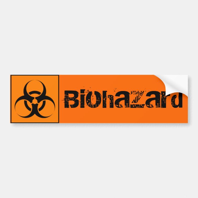 Biologisk fara 05 bildekal (Framsidan)