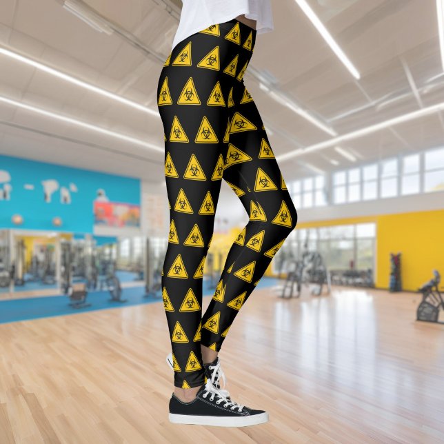 Biologisk fara-ikonmönster leggings (Skapare uppladdad)
