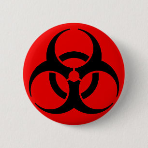 Biologisk fara-symbol knapp