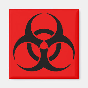 Biologisk fara-symbol magnet