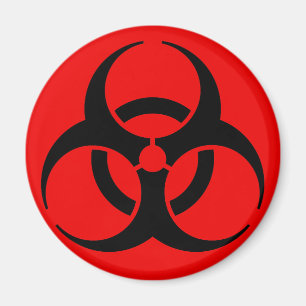 Biologisk fara-symbol magnet
