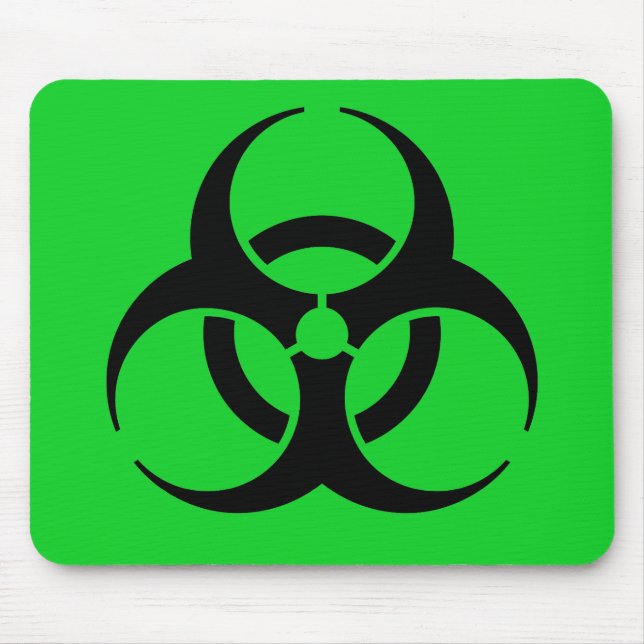 Biologisk fara-symbol musmatta (Framsidan)