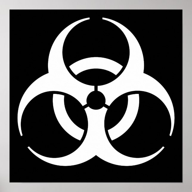 Biologisk fara-symbol poster (Framsidan)