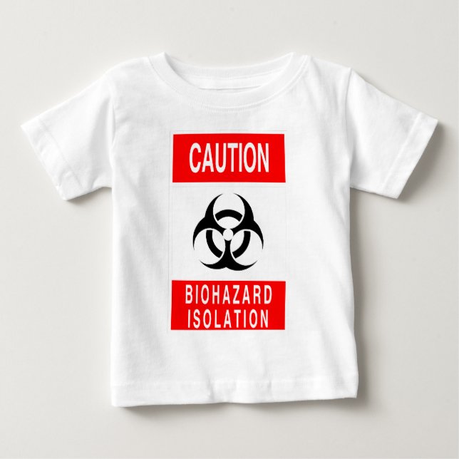 Biologisk fara-symbol tee shirt (Framsida)