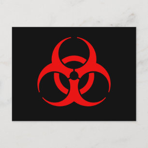 Biologisk fara-symbol vykort