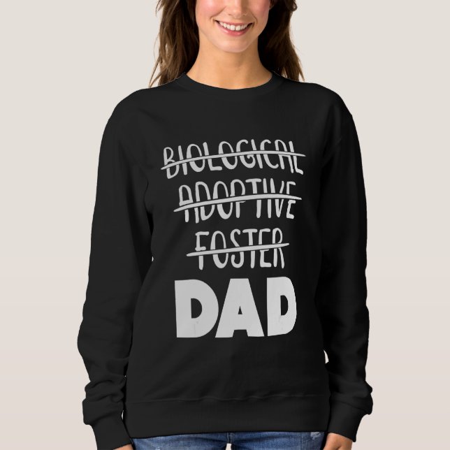 Biologisk foster antar Pappa T Shirt (Framsida)