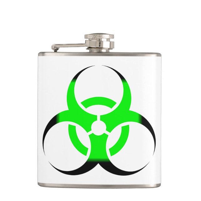 Biologisk grönt av symbol och svart fickplunta (Framsidan)