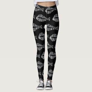 Biologisk ingenjör Grå fisk Leggings