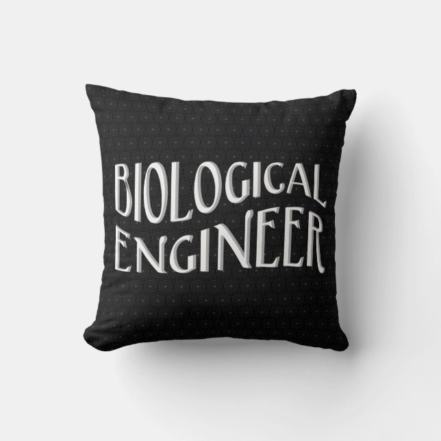 Biologisk ingenjörstext kudde (Framsida)