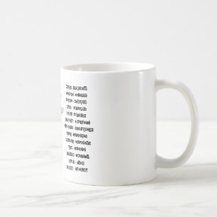 Biologisk klassificering för en biodlare. kaffemugg