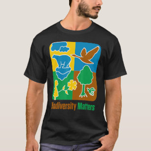 Biologisk mångfald Animals Plants Climate Wildlife T Shirt