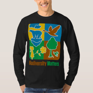 Biologisk mångfald Animals Plants Climate Wildlife T Shirt