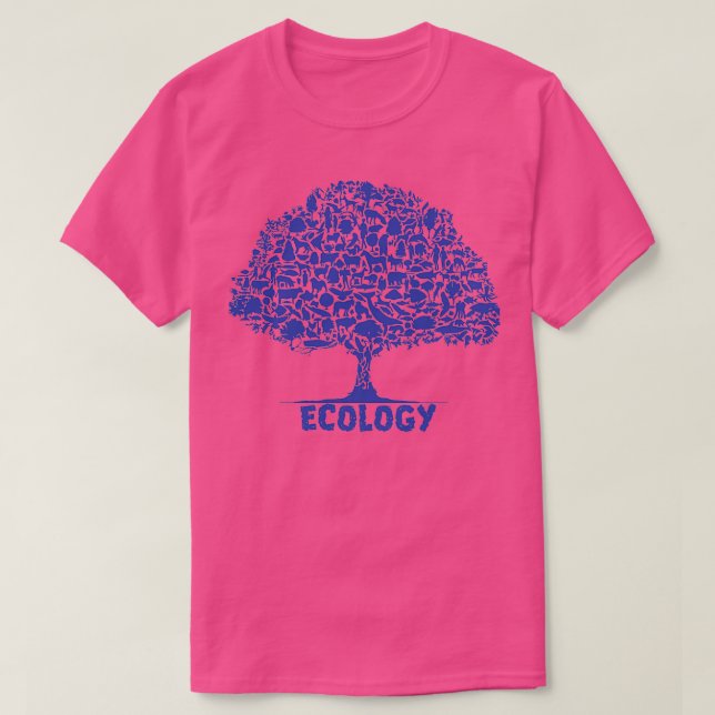Biologisk mångfald Träd ekologi T Shirt (Design framsida)