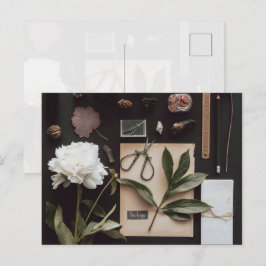 Biologisk vetenskap Flat Lay Academia Vykort