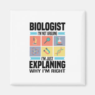 Biologiska gåvor Biologists Teacher Science Stu Magnet