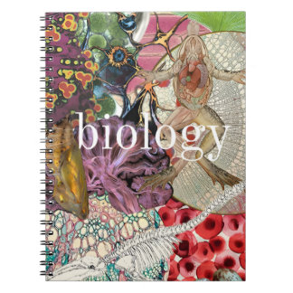 Biologiska teatern: en brant kollage anteckningsbok
