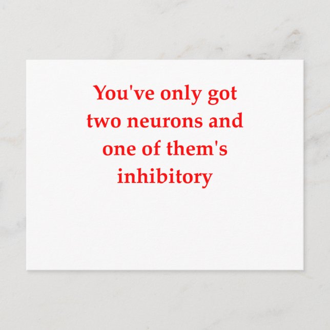 biologiskt skämt vykort (Framsida)