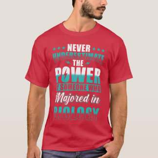Biologistudent flicka t shirt