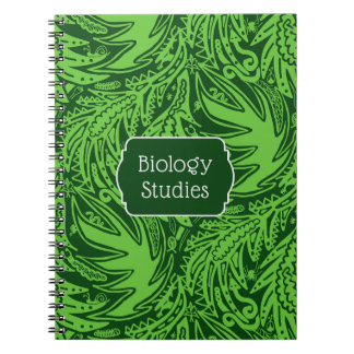 Biologistudier Skola Bland Bladen Anteckningsbok