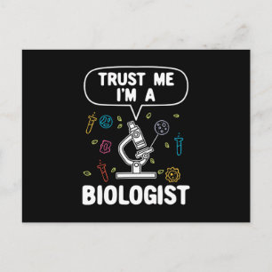 Biology Biolog Gift Vykort