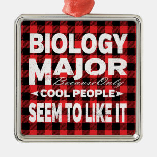 Biology College Major Student Red Play Julgransprydnad Metall