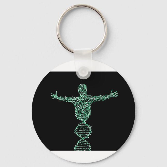 Biology DNA man Nyckelring (Framsida)