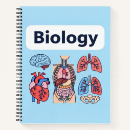 Biology Human Anatomy Organs Educational Notebook 