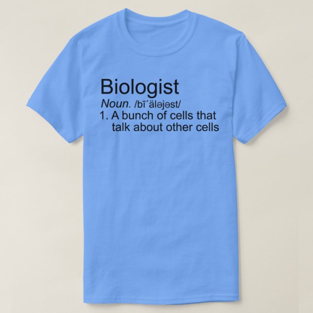Biology Humor T Shirt (Design framsida)