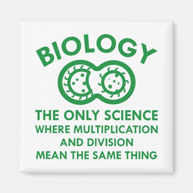 Biology Is In My Genes Magnet (Framsidan)