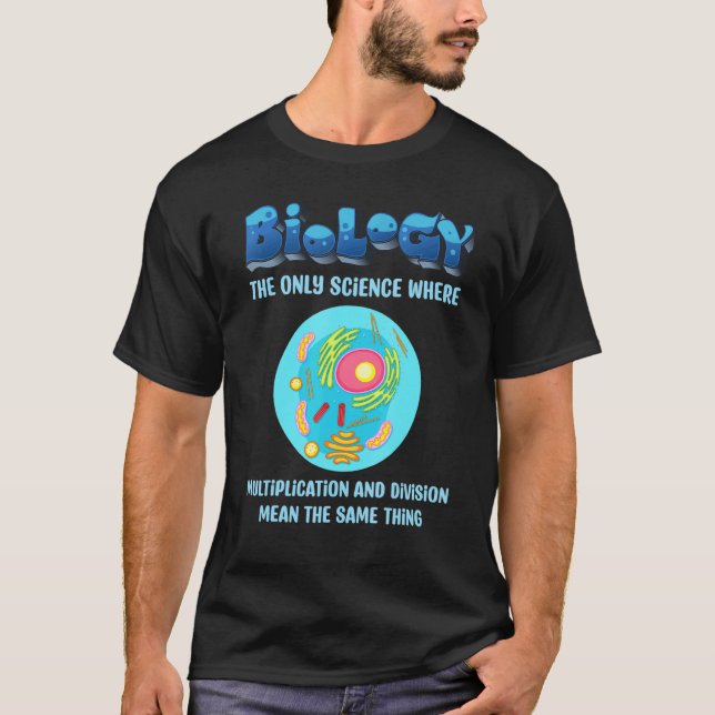 Biology Major Teacher Student Science Geek Biologi T Shirt (Framsida)