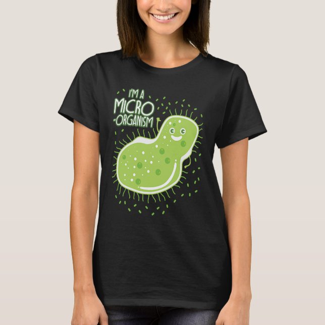 Biology Memes Teacher Student Bacteria T Shirt (Framsida)