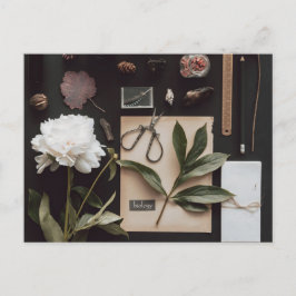 Biology science Flat Lay Academia Vykort