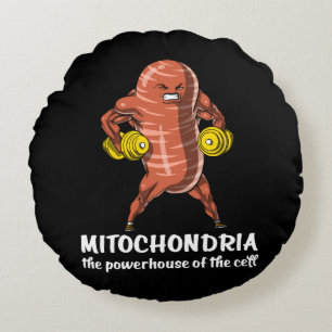 Biology Science Mitochondria Funny Joke Rund Kudde