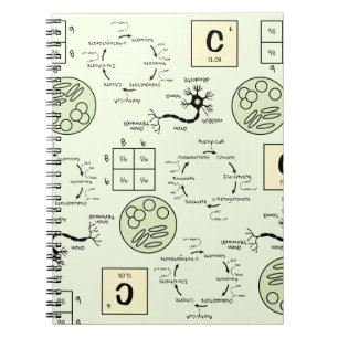Biology Science Teacher Cell Genetics Neurd Nerd Anteckningsbok
