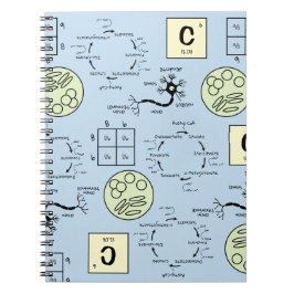 Biology Science Teacher Cell Genetics Neurd Nerd Anteckningsbok