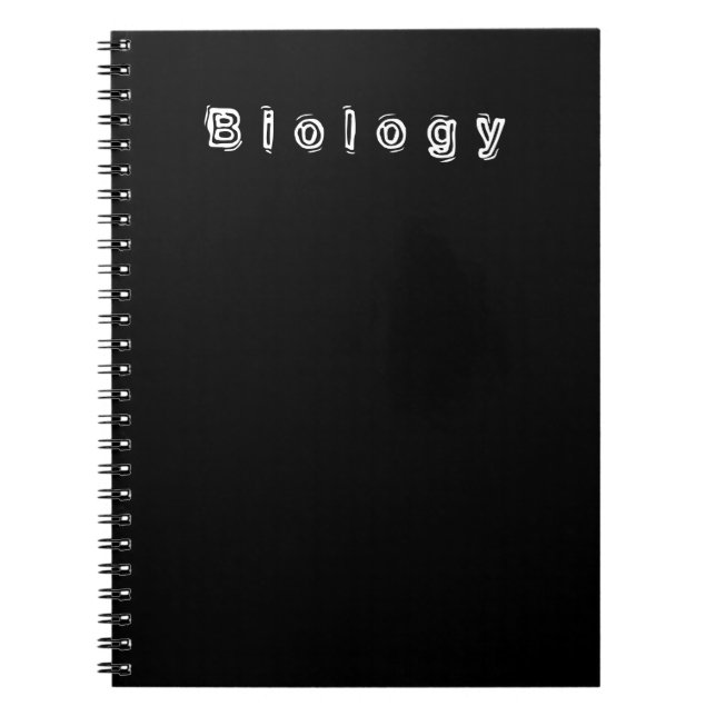Biology Spiral Photo Notebook Anteckningsbok (Framsidan)