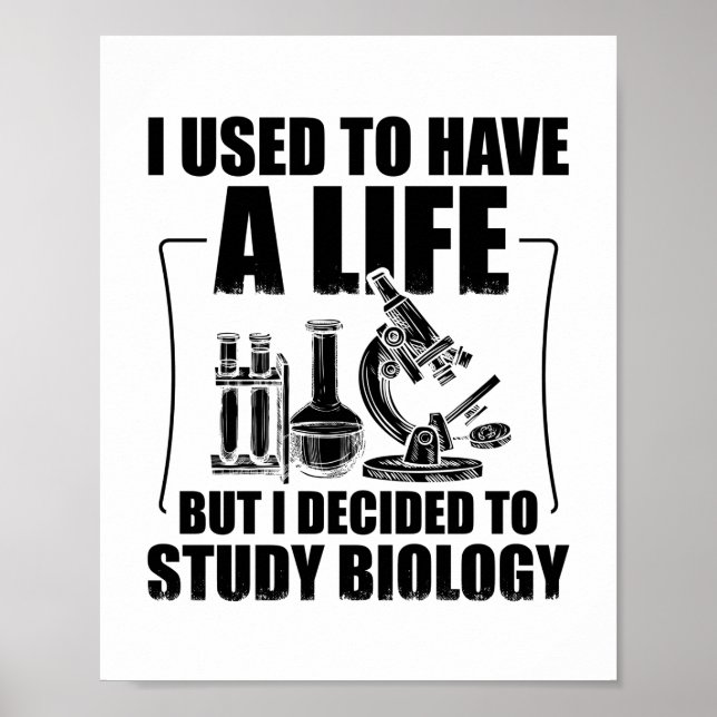 Biology Student | Biologvetenskapsgåvor Poster (Framsidan)