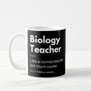 Biology Teacher Funny Say Kaffemugg