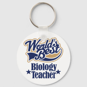 Biology Teacher Gift for (Worlds Best) Nyckelring