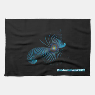 Bioluminescent Alien Sea Creator Kökshandduk