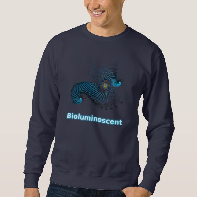 Bioluminescent Alien Sea Creator Långärmad Tröja (Framsida)