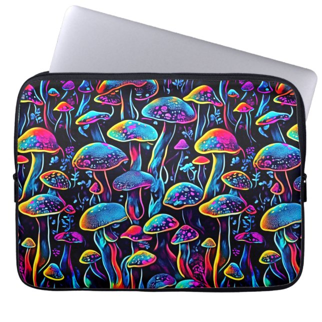 Bioluminescent Groove Laptop sleeve (Framsidan)