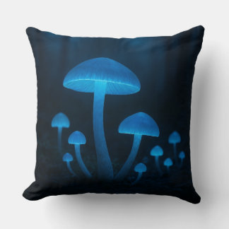 Bioluminescent Mushroom Forest Kudde