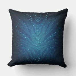 Bioluminiscerande Blått Alien Hudmönster - Avatar Kudde