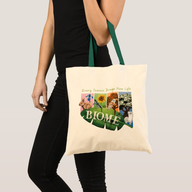 Biome Seasons Basic Tote Tygkasse (Framsida (produkt))