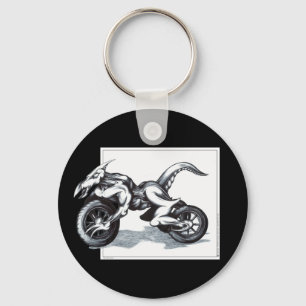 Biomechanical Draconic Trike Nyckelring