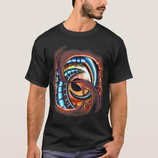Biomechanical öga tee shirt
