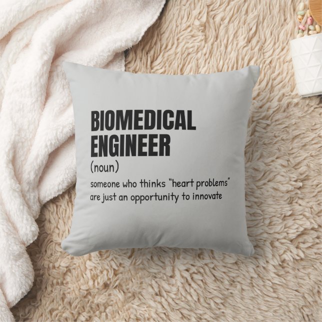 Biomedical Ingenjör Funny Quote Pillow Kudde (Filt)